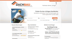 Desktop Screenshot of dachbau.biz